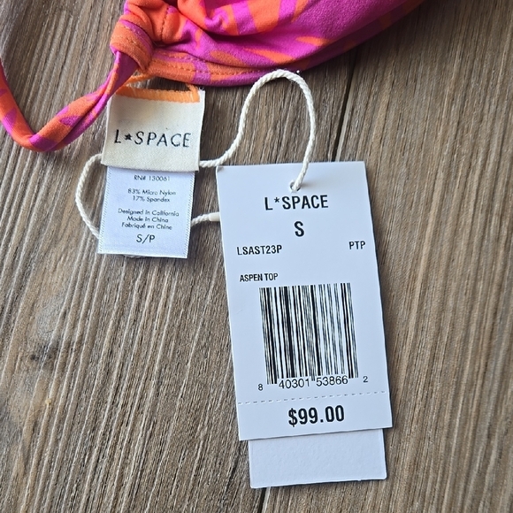 L*space Aspen "Path To Paradise" Bikini Top - Picture 5 of 5